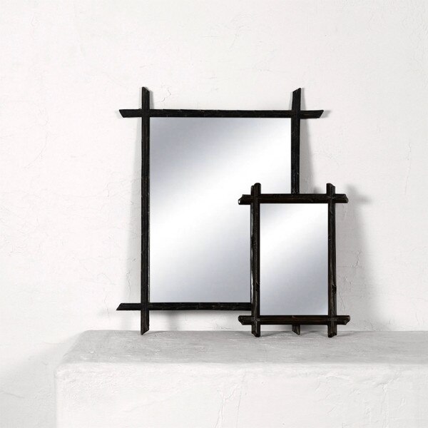 Wooden Mirror Set
